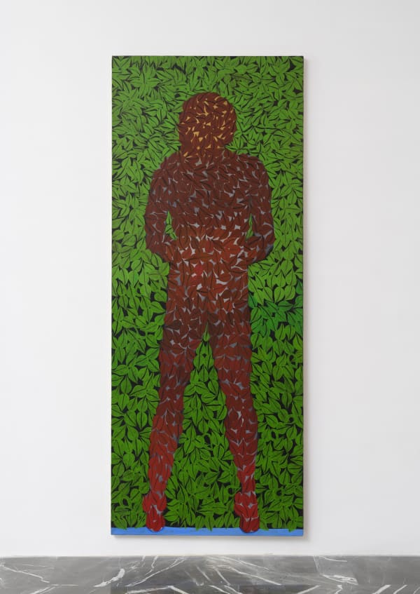 Cesare Tacchi Ha Nelle Mani Nulla, 1992 cm 200 x 80 Oil on canvas ph. Giorgio Benni