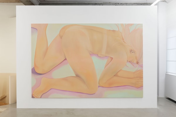 Prima di camminare devi gattonare, 2024, oil on canvas, cm 200 x 300. Ph. Roberto Apa