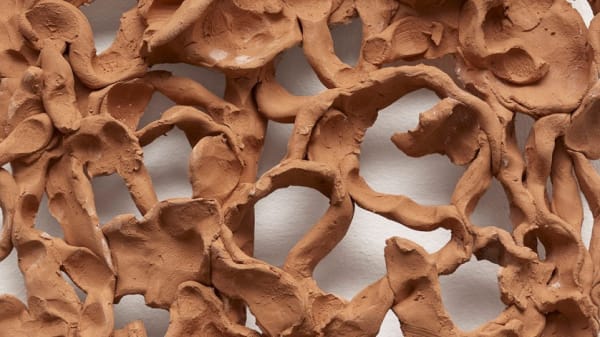 Nazzarena Poli Maramotti, Arzigogolo, 2025, detail, terracotta, cm 37 x 28