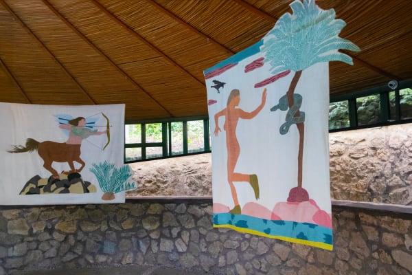 Installation View | Marta Roberti @ L'animale che dunque sono, Festival del Paesaggio di Anacapri. ph Anita Laddomada