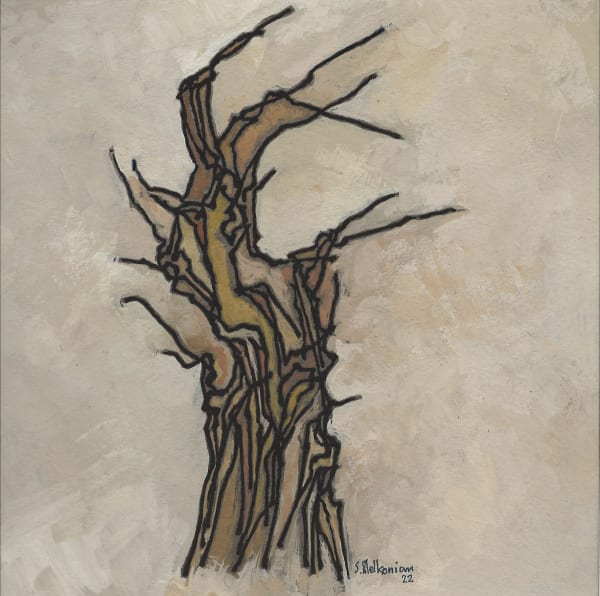 2022 8X8 Acrylic On Watercolour Paper Z30 Copy