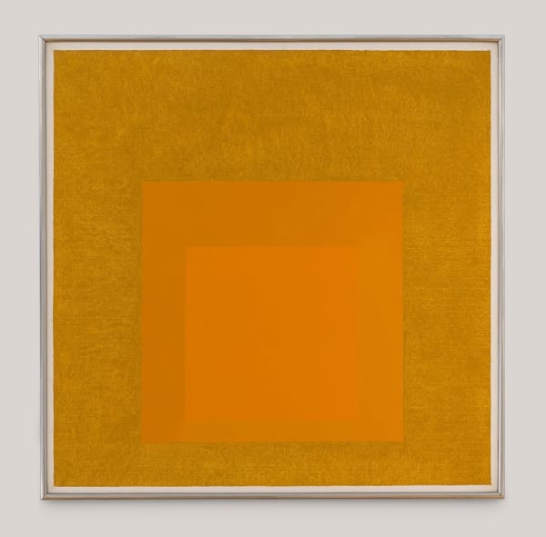 Josef Albers - Homage to the Square, 1957. Oil on Masonite 32 x 32 in. (81.3 x 81.3 cm.). Courtesy of Zeit Contemporary Art, New York