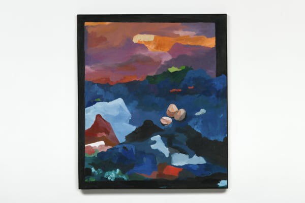 Paloma Mecozzi Ovos quentes 2021 Óleo sobre tela 100 x 85 cm