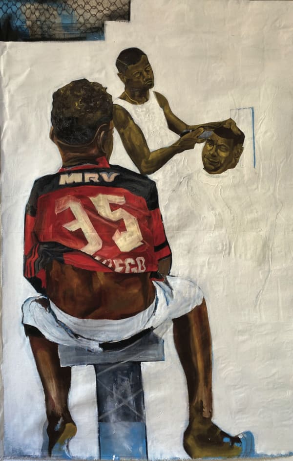 Igor Nunes Régua Máxima (2020) óleo sobre algodão 120 x 100 cm