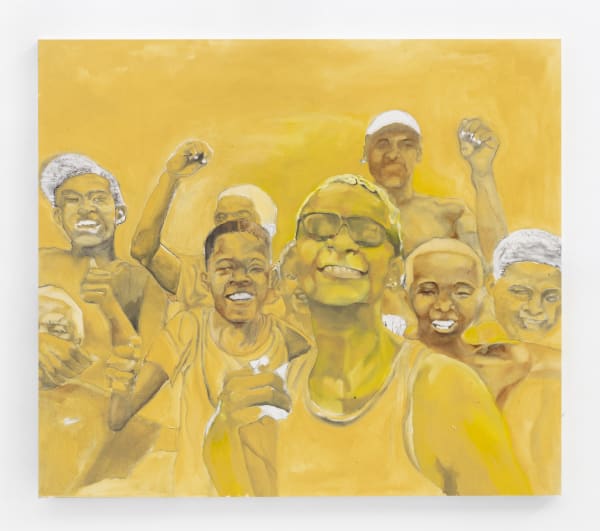 Igor Nunes Piquezin dos cria 2022 Óleo e carvão sobre tela 140 x 160 cm