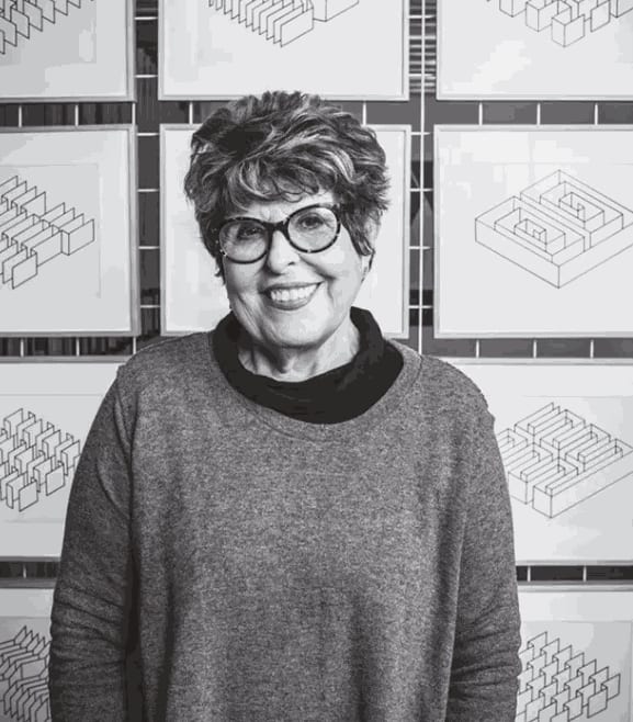 Regina Silveira - Cadeira, da série Inflexões, 1987