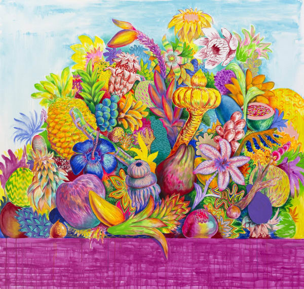Pedro Varela Sem título, 2019 acrílica sobre tela 190 x 200 cm