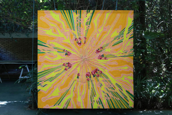 Delson Uchôa, Amarelo e rosa, 2017
