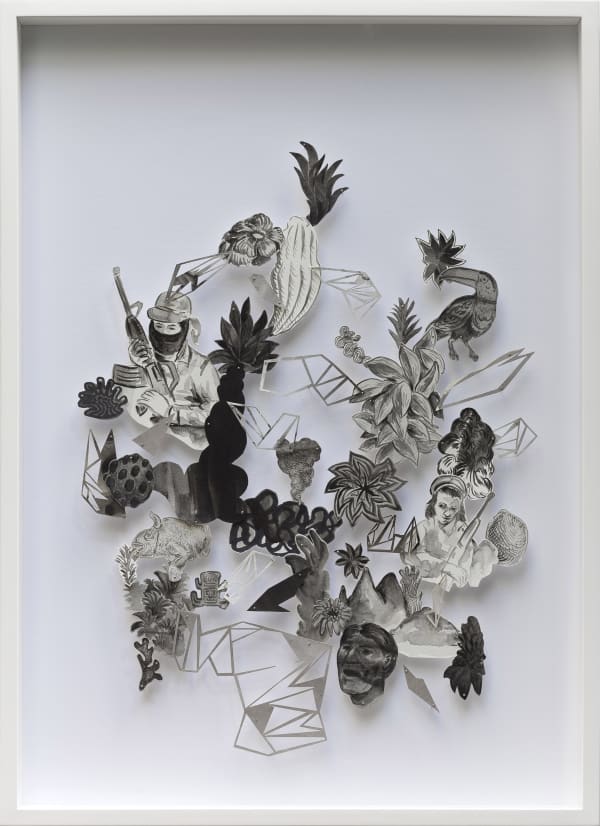 Pedro Varela Sem título, 2016 acrílica sobre papel cortado 70 x 50 cm