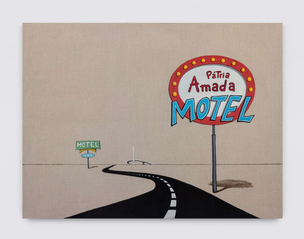 Evandro Prado Motel, 2024 Óleo sobre linho 90 x 120 cm
