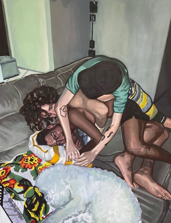 Renan Carvalho Sem título, 2022 acrílica sobre tela 75 x 98 cm
