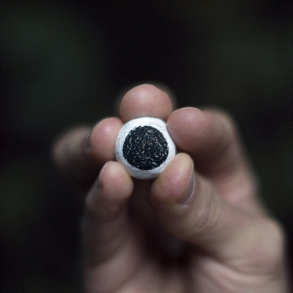 Rodrigo Braga Ponto Zero #02 , 2019 Pigmento mineral sobre papel de algodão 50 x 50 cm