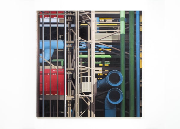 Hildebrando de Castro, BEAUBOURG #2 (Série Centre Pompidou), 2020