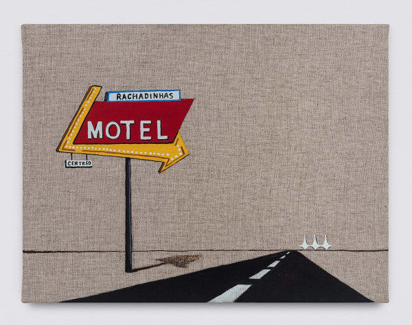 Evandro Prado Motel, 2024 Óleo sobre linho 30 x 40 cm
