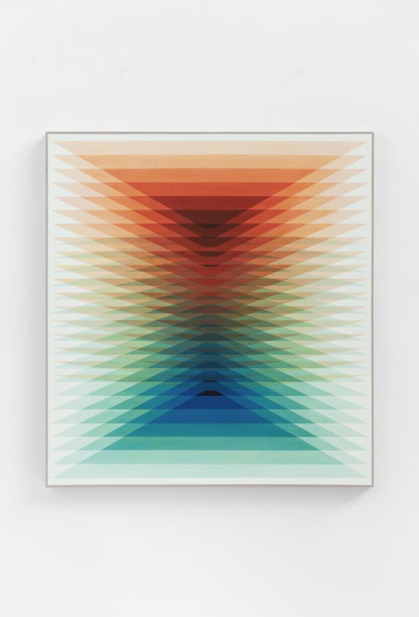 Daniel Mullen untitled interaction No.11, 2022 acrílica sobre linho 130 x 120 cm