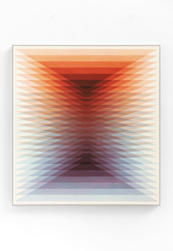 Daniel Mullen untitled interaction No. 13, 2022 acrílica sobre linho 130 x 120 cm