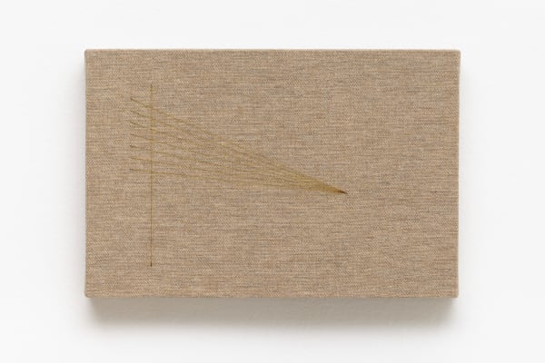 Ivan Grilo, Texto, tecido, linha, linho #13 Anunciação., 2025