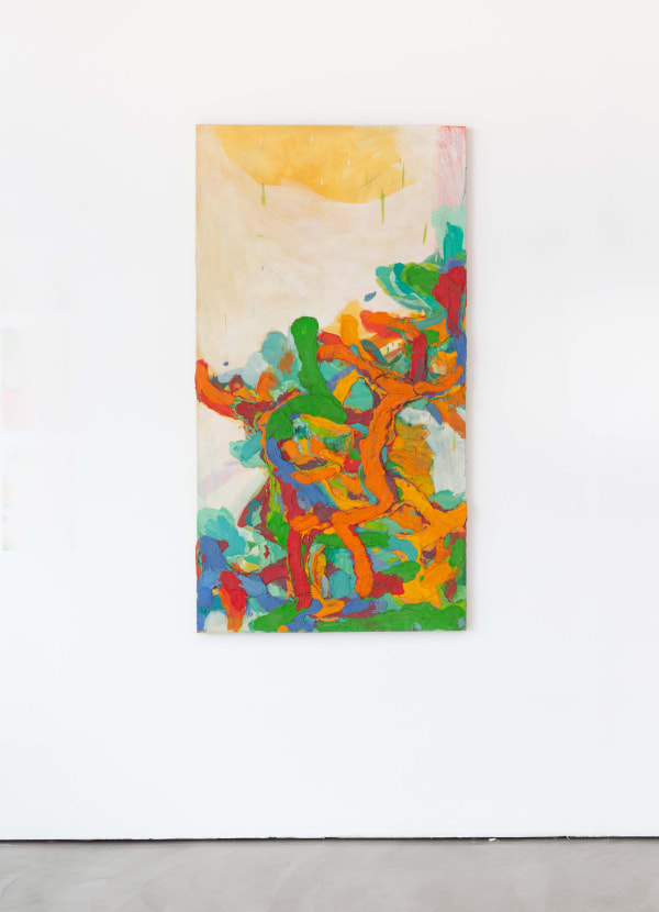 Teresa Viana P1, 2016 encáustica e óleo sobre tela 150 x 80 cm