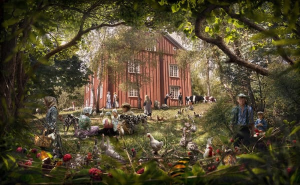 Marcelo Tinoco Morangos silvestres, 2014 impressão digital sobre papel de algodão 110 x 178 cm edição: 6 Série: 1900: Belle Époque rural