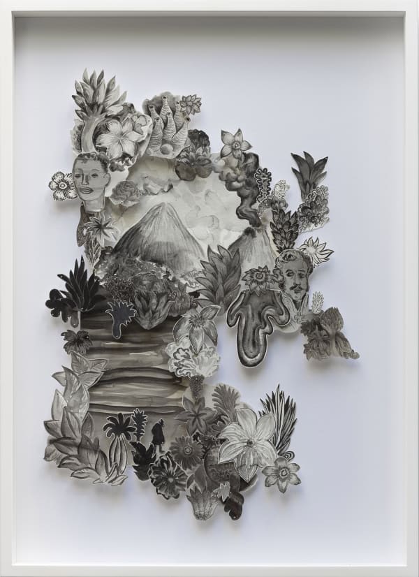 Pedro Varela Sem título, 2016 acrílica sobre papel cortado 70 x 50 cm