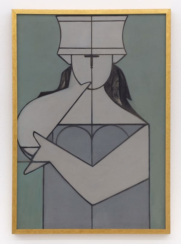 Milton Dacosta, Figura com Chapéu, 1961