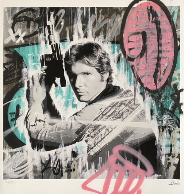 Han Solo Embelished Print