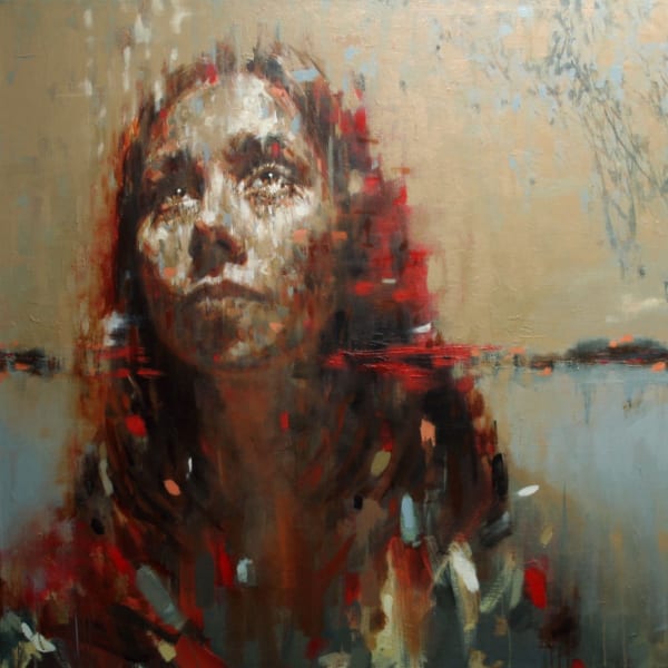 Toni Cogdell, 'Phoenix', Oil on canvas, H 100 cm x 85 cm