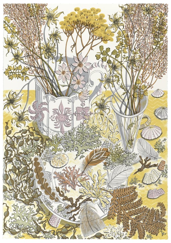 Angie Lewin, Nature Study Late Summer, 2015