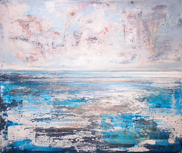 Peter Kettle, Mild Day, Rest Bay, Mixed Media, H 50 cm x 60 cm