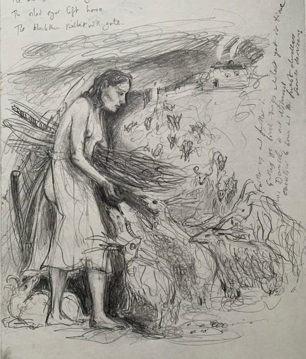 Flora McLachlan, Kindling (Study), 2020