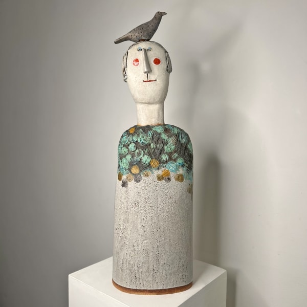 Jane Muir, Bird-Head, Green Tree Large, 2024