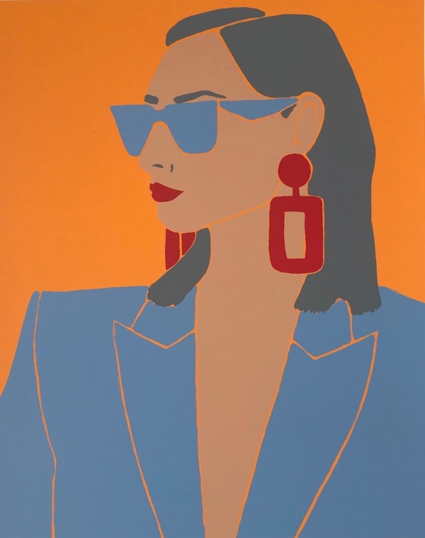 Susie Stone, Blue and Orange