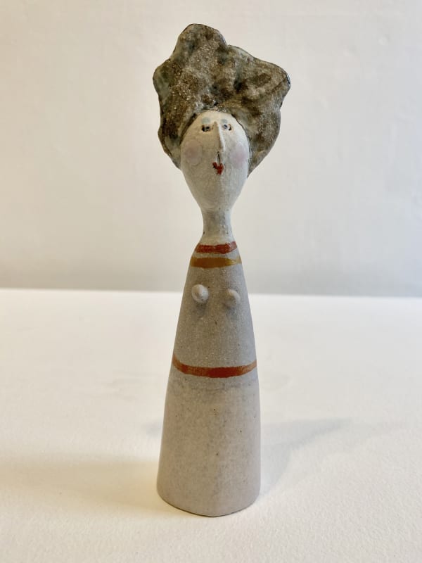 Jane Muir, Little Lady, Orange Stripes, 2020