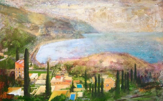 Peter Kettle, 'Sicily, Taormina - Looking Towards Spisone from the Ancient Theatre'