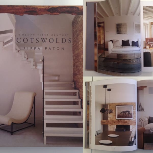 Pippa Paton event poster showing 3 separate images of the interior of a building.