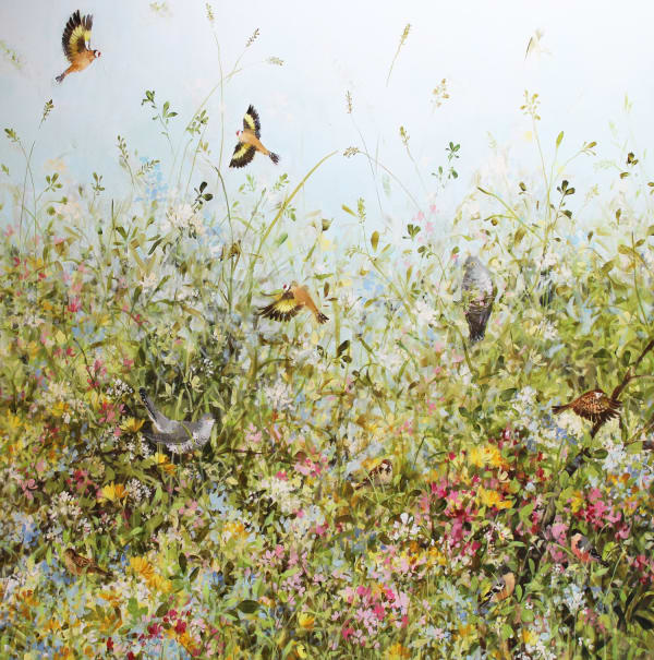Fletcher Prentice EARLY SUMMER, 2022 Oil on Canvas H 100 x 100 cm £3,000.00
