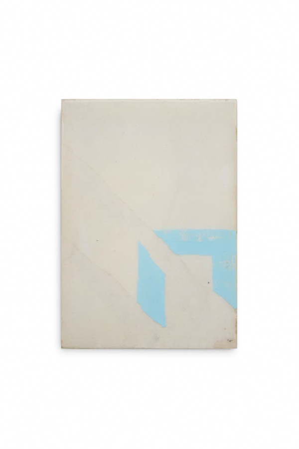 Fraction 10, 2024 mixed media on panel 30cm x 21cm (12" x 8")