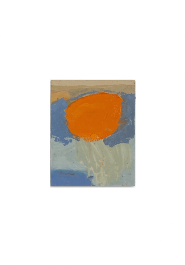 Tondo (sunburst), 2024 oil on linen 25cm x 20cm (10" x 8")