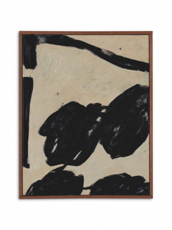 Black Note, 2023 acrylic on linen 50cm x 40cm (19.7" x 15.7")