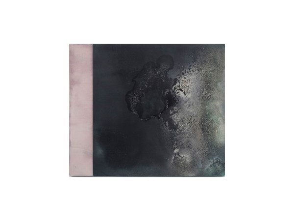 Partially ordered, 2025 Mixed media on canvas 140cm x 165cm (55" x 65")