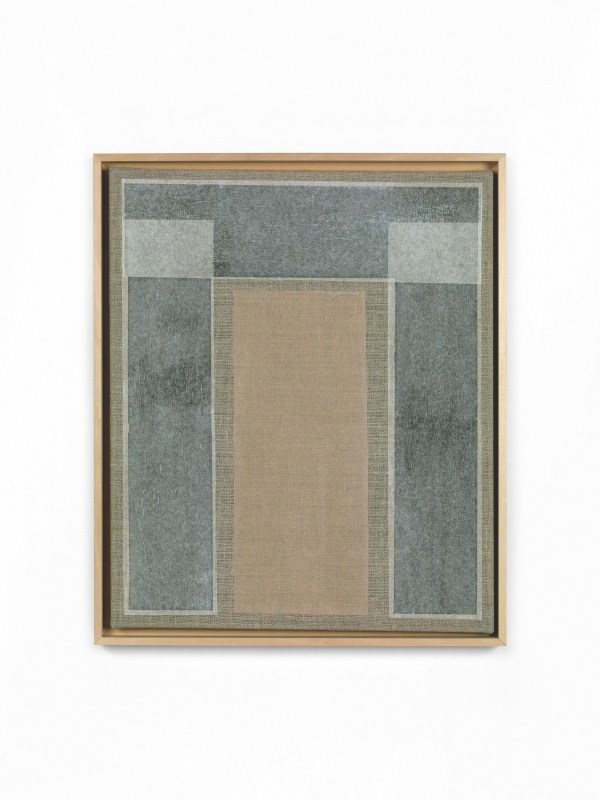 Zwischen Tür und Angel XI, 2024 paper on linen 60cm x 50cm (24" x 20")