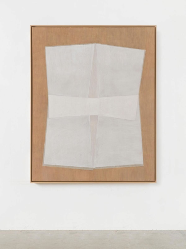 Fold, 2025 paper on linen 150cm x 120cm (59" x 47)