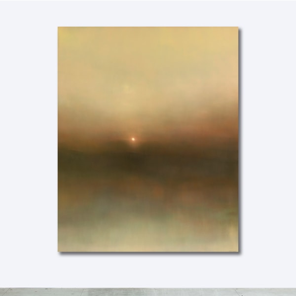 Borrowed Light, oil on canvas 150cm x 120cm (59" x 47")