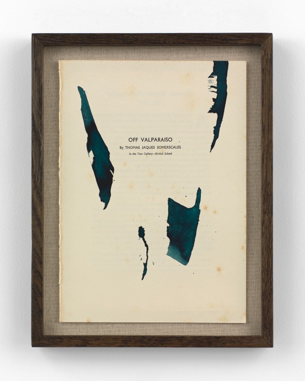 Off Valparaiso, 2023 Mixed media on paper 35.5cm x 27cm (14" x 11")