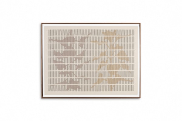 Undiscovered Plants, 2025 cotton thread and acrylic on canvas 120cm x 160cm (47" x 63")