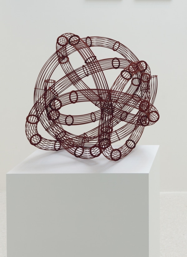 Untitled (Gathering) 7, 2020 soldered steel and enamel paint 55cm x 60cm x 60cm (22" x 24" x 24")