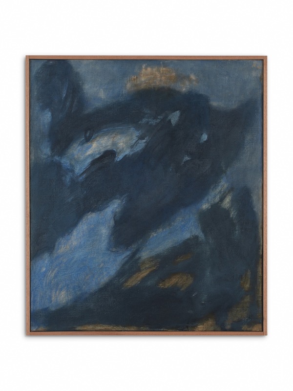 Little Blue Wales, 2023 acrylic on linen 70cm x 60cm (27.6" x 23.6")