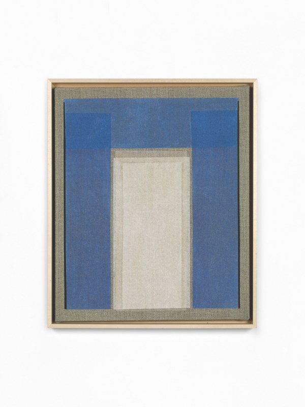Zwischen Tür und Angel VIII, 2024 paper on linen 60cm x 50cm (24" x 20")