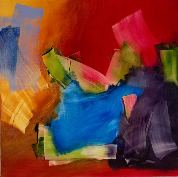 Cornbury II, oil on canvas 117cm x 117cm (46" x 46")