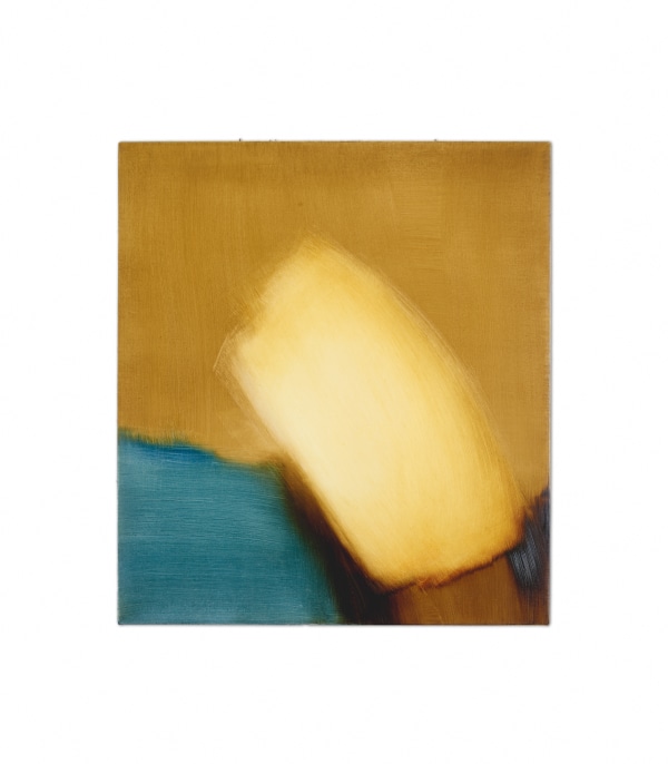 A Lady Writing III, 2025 oil on linen 97cm x 86cm (38" x 34")
